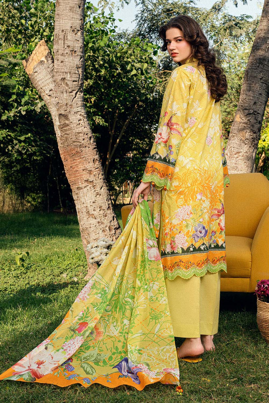 3 PIece Printed Lawn Suit