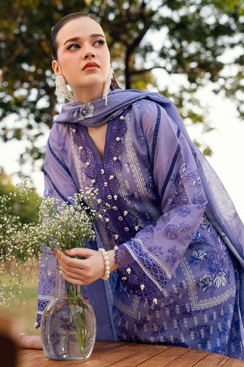 3 PIece Printed Lawn Suit