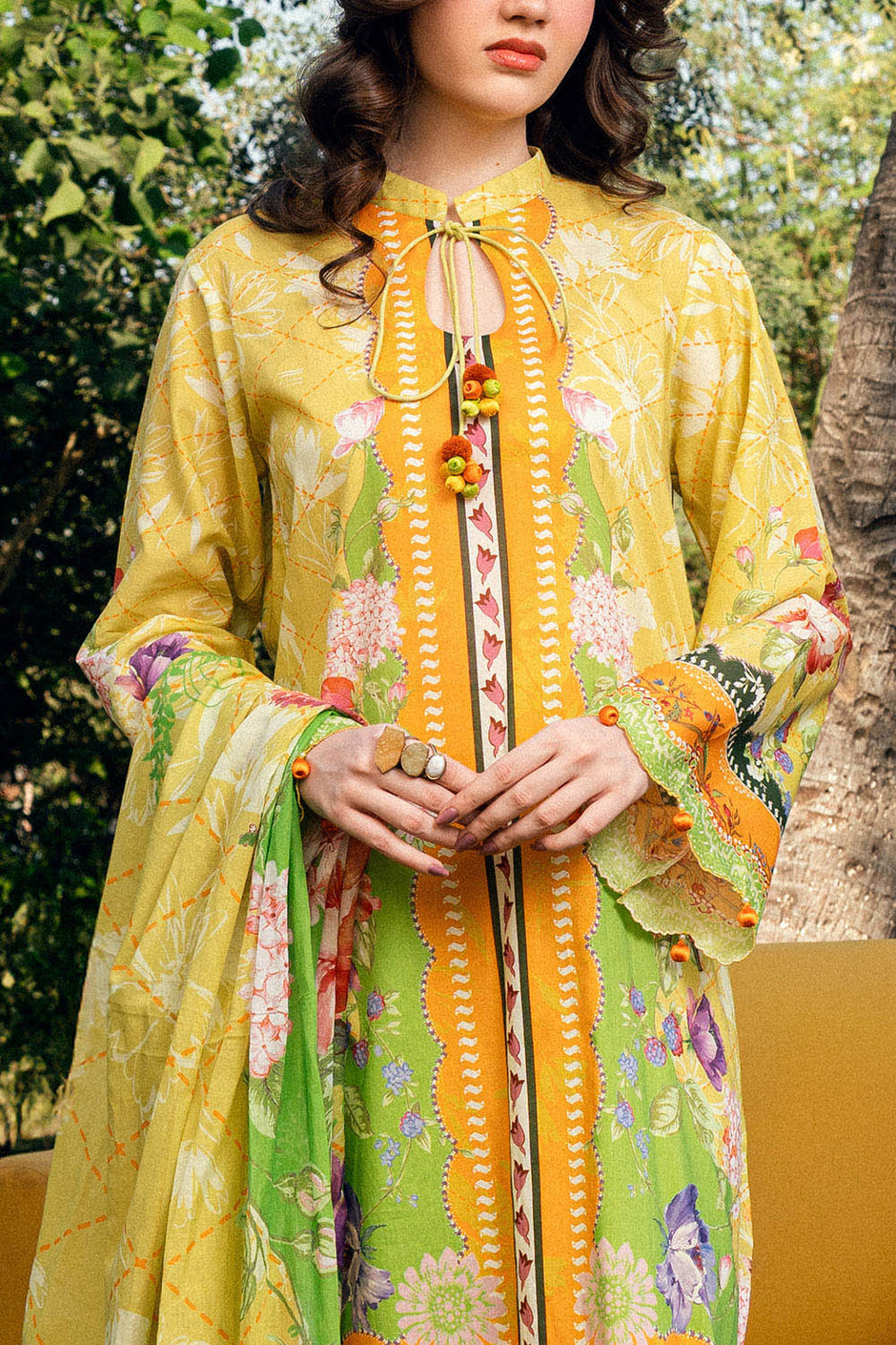 3 PIece Printed Lawn Suit
