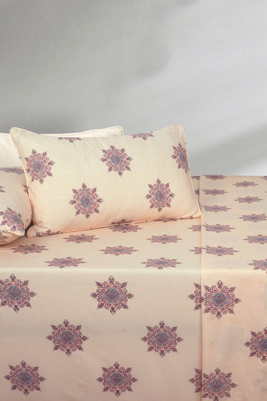 Paisley Blush T-150 Bed Sheet Set