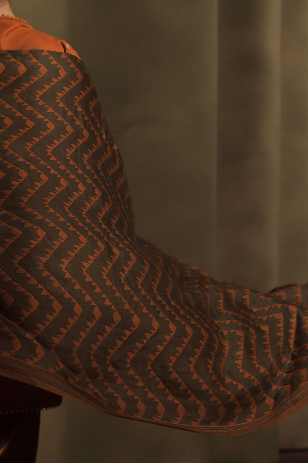 3 Piece Embroidered Khaddar Suit