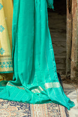 3 Piece Pashmina Suit with Embroidered Khaddar Shirt and Dyed Trouser AP-52018