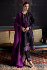 3 Piece Embroidered Pashmina Suit with Shawl and Embroidered Trouser AP-52020