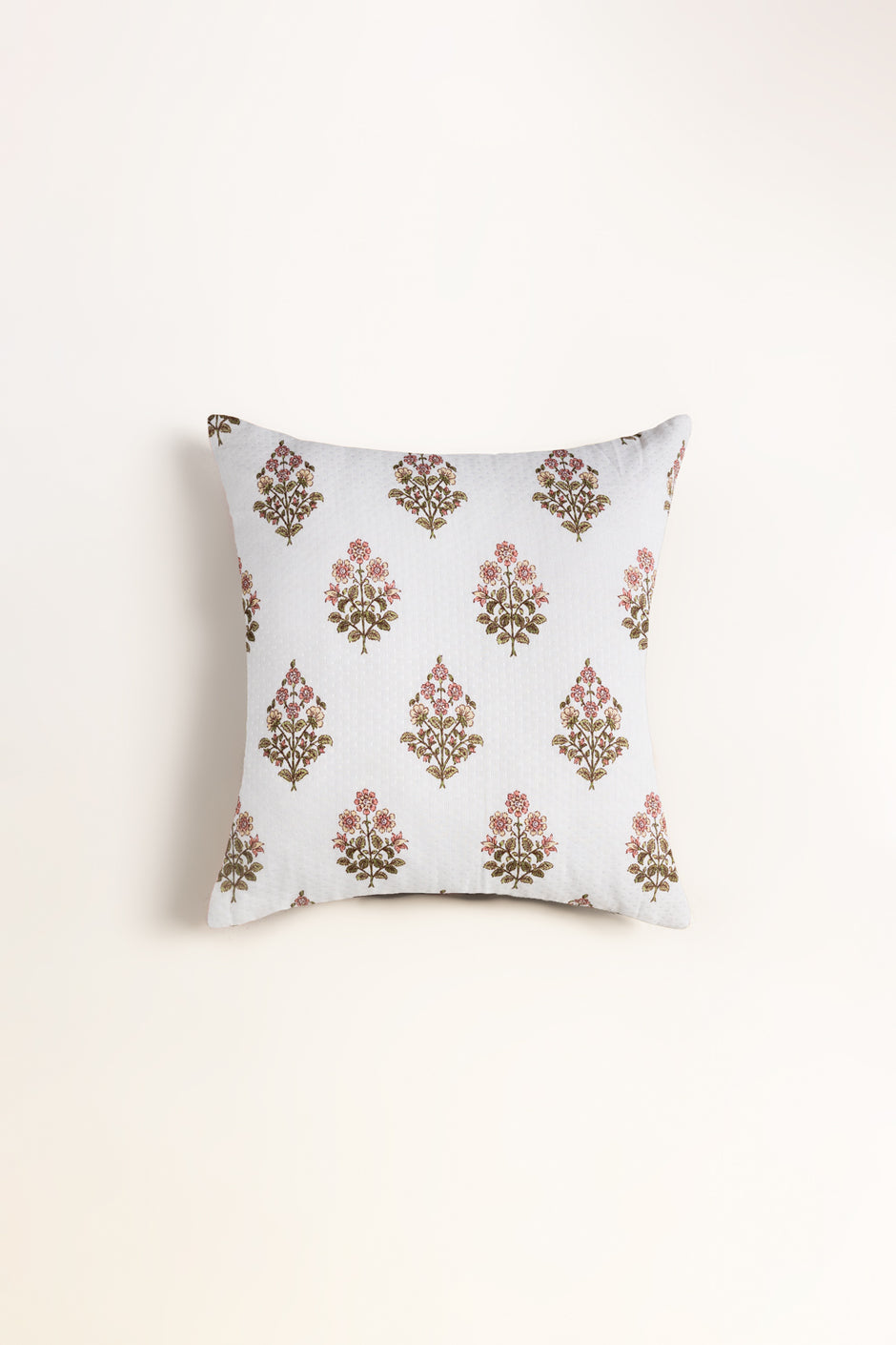 Pastel Bloom Matelasse Cushion Cover