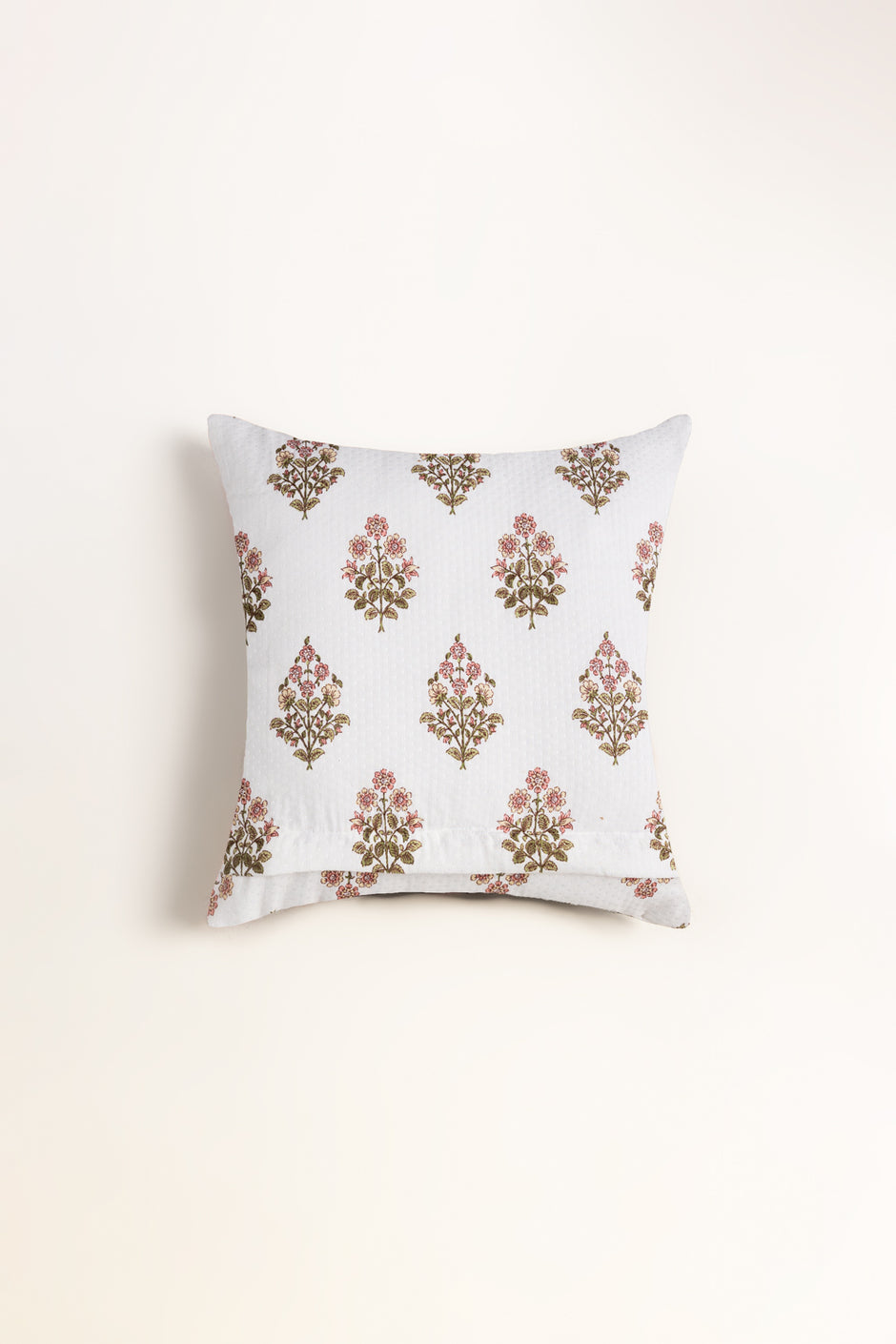 Pastel Bloom Matelasse Cushion Cover