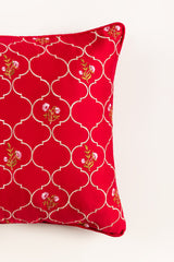 Petal Patch Embroidered Cushion Cover