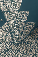Pine Green T-200 Embroidered Quilt Cover Set