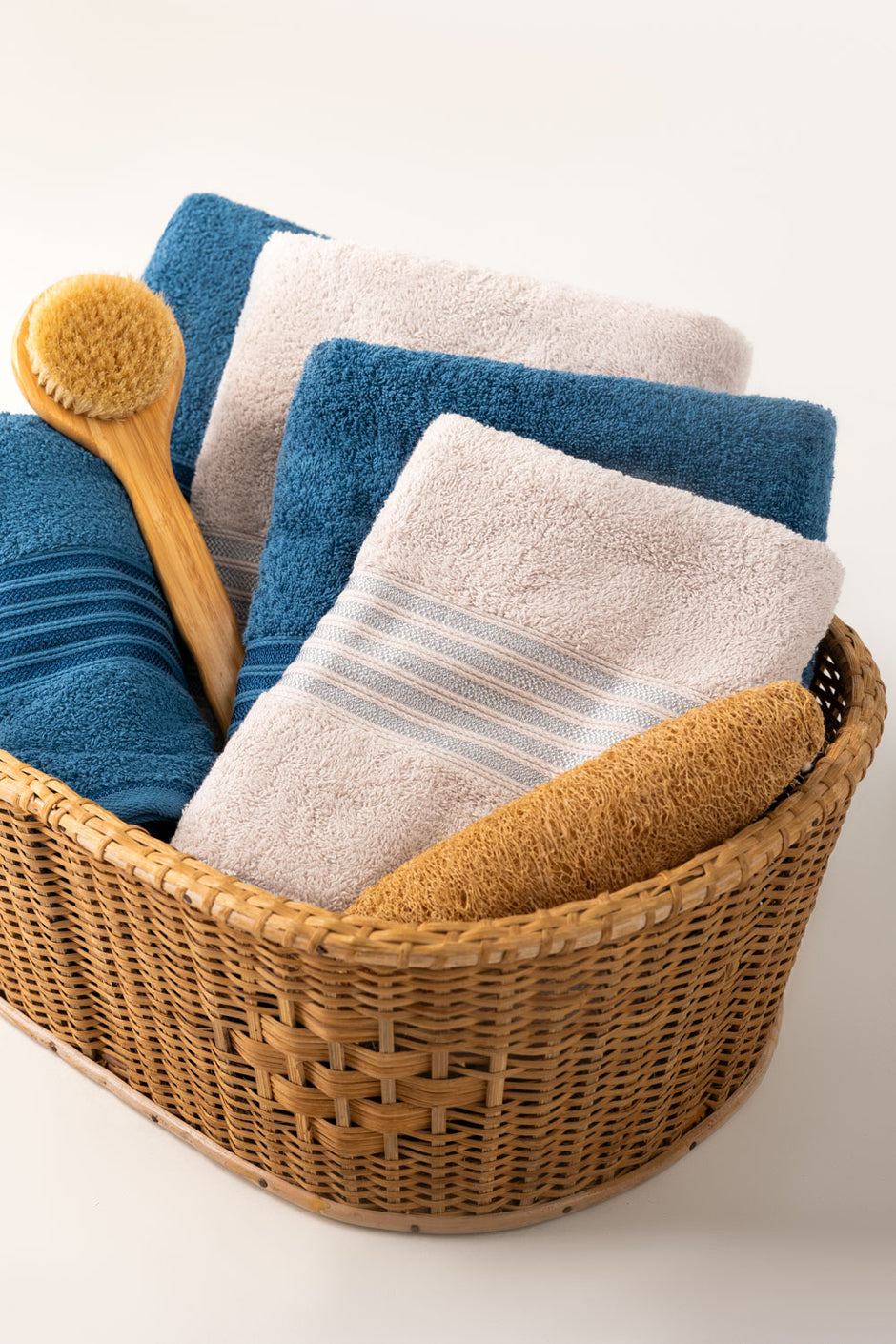 Pink Dust 6Pcs Combed  Towel Set