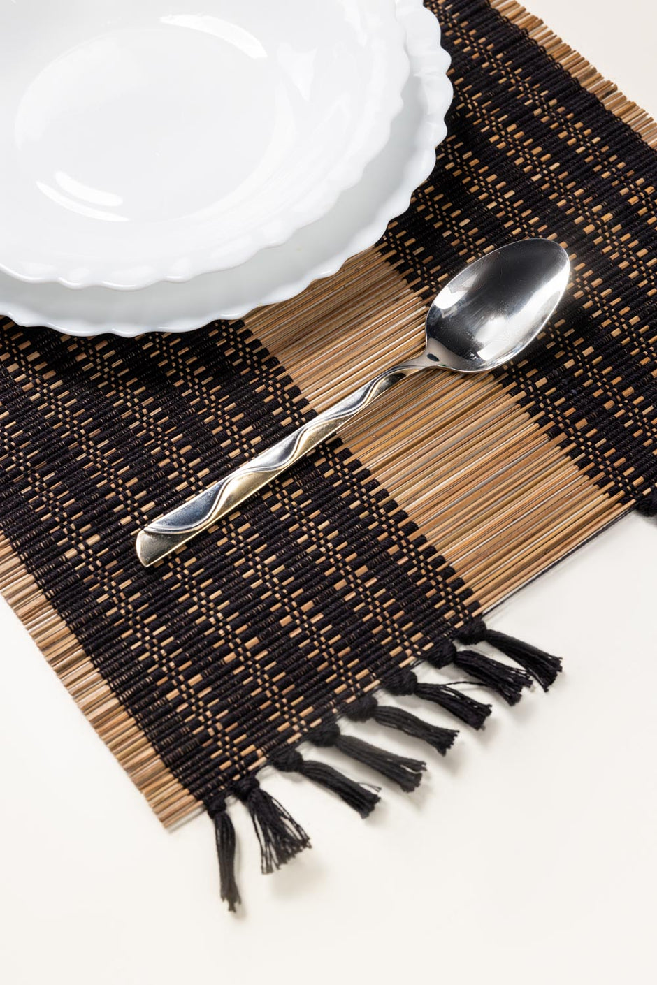 Plain Sanober Stick 2 Placemat Pair