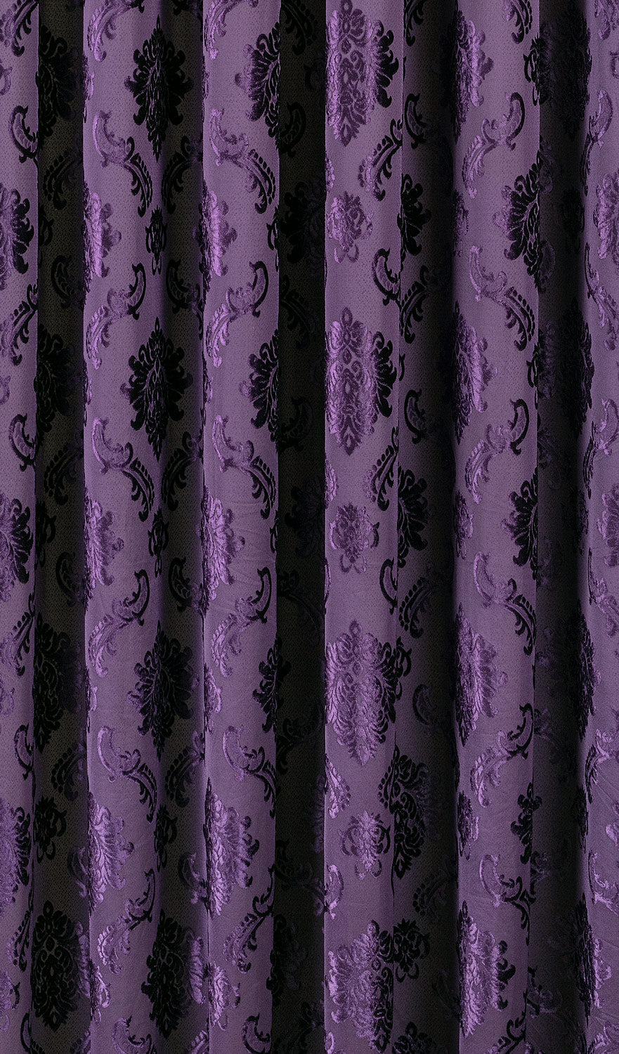 Purple Plum Chenille Curtain