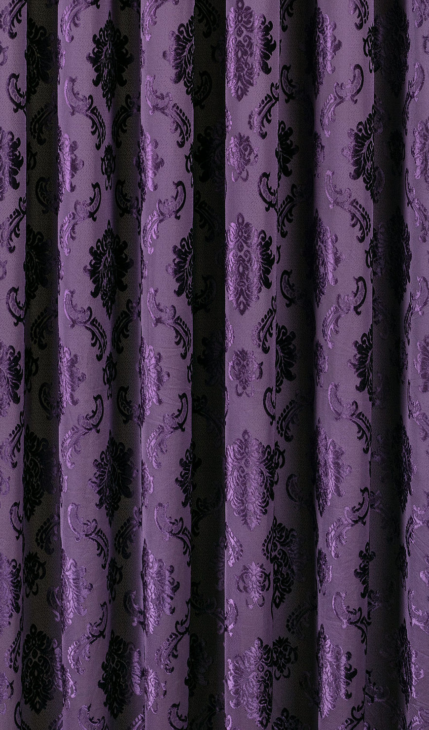 Purple Plum Chenille Curtain