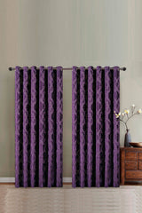 Purple Plum Chenille Curtain