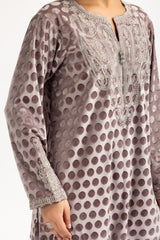 Polka Dots Velvet Co-Ord Set IPST-55166