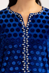 Polka Dots Velvet Co-Ord Set IPST-55167