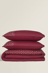 Pomegranate T-400 Embroidered Quilt Cover Set