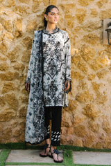 3 Piece Embroidered Printed Lawn Suit with Printed Chiffon Dupatta PR-62002