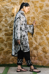 3 Piece Embroidered Printed Lawn Suit with Printed Chiffon Dupatta PR-62002