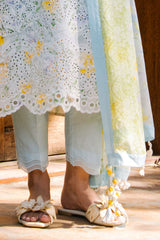 3 Piece Embroidered Printed Lawn Suit with Printed Chiffon Dupatta BM-62009