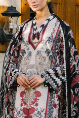 3 Piece Printed Lawn Suit with Printed Chiffon Dupatta BM-62002