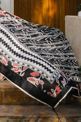 3 Piece Printed Lawn Suit with Printed Chiffon Dupatta BM-62002