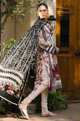 3 Piece Printed Lawn Suit with Printed Chiffon Dupatta BM-62002