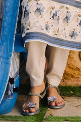 3 Piece Printed Lawn Suit with Printed Chiffon Dupatta BM-62007