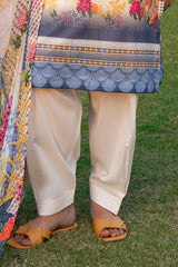 3 Piece Printed Lawn Suit with Chiffon Dupatta SD-52164