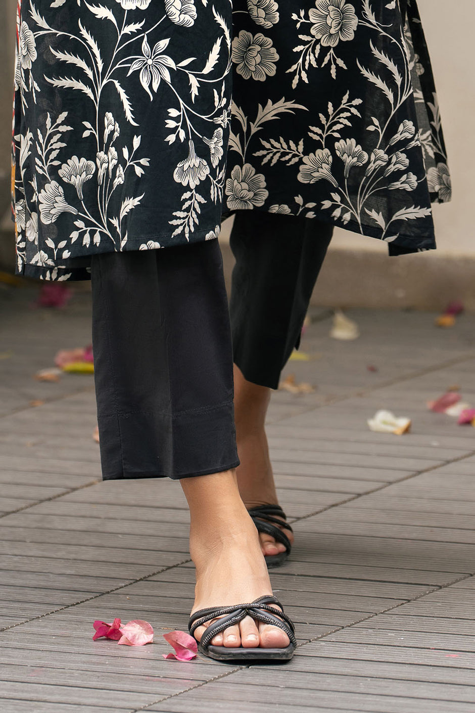 3 Piece Printed Cotton Suit