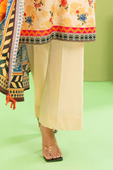 3 Piece Printed Cotton Linen Suit with Dupatta WNS-52046