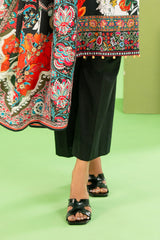 3 Piece Printed Cotton Linen Suit with Dupatta WNS-52048