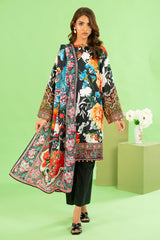 3 Piece Printed Cotton Linen Suit with Dupatta WNS-52048