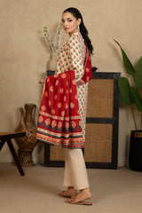 3 Piece Printed Cotton Linen Suit with Dupatta WNS-52052