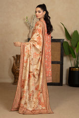 3 Piece Printed Cotton Linen Suit with Dupatta WNS-52057