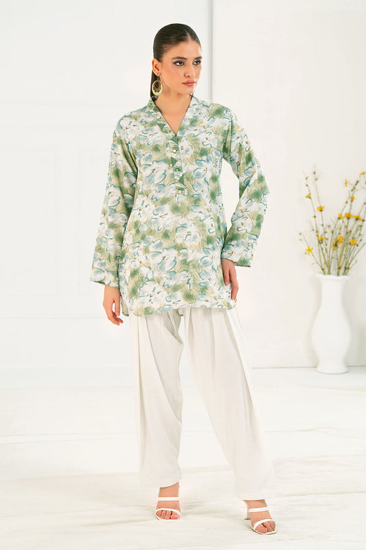 2 Piece Printed Cotton Linen Khaddar Suit SCT-52003