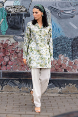 2 Piece Printed Cotton Linen Khaddar Suit SCT-52003