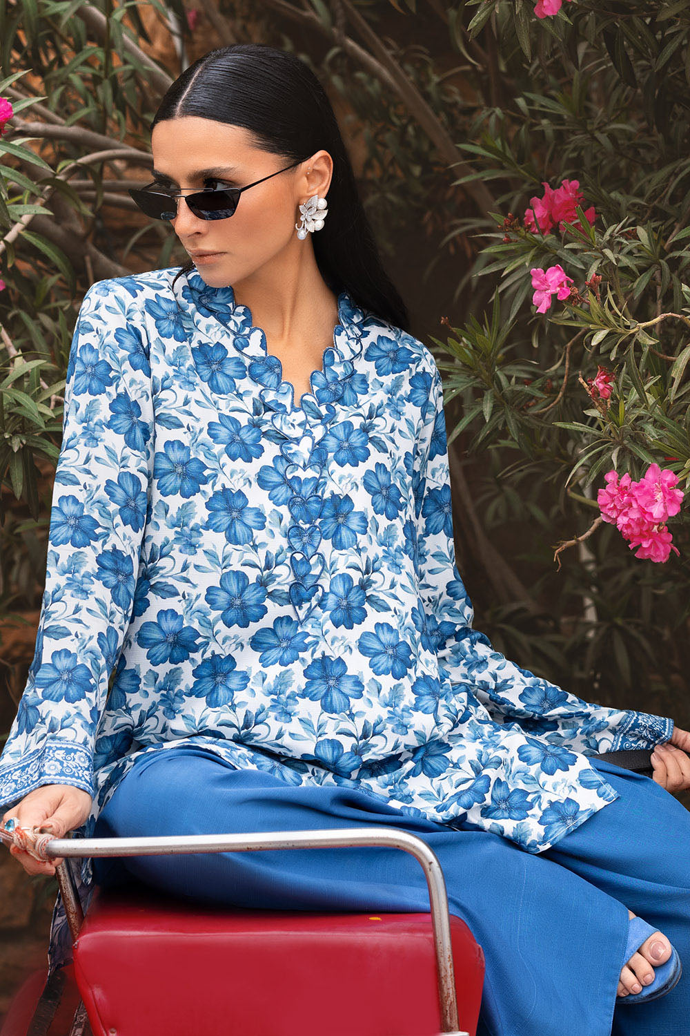 2 Piece Printed Cotton Linen Khaddar Suit SCT-52004