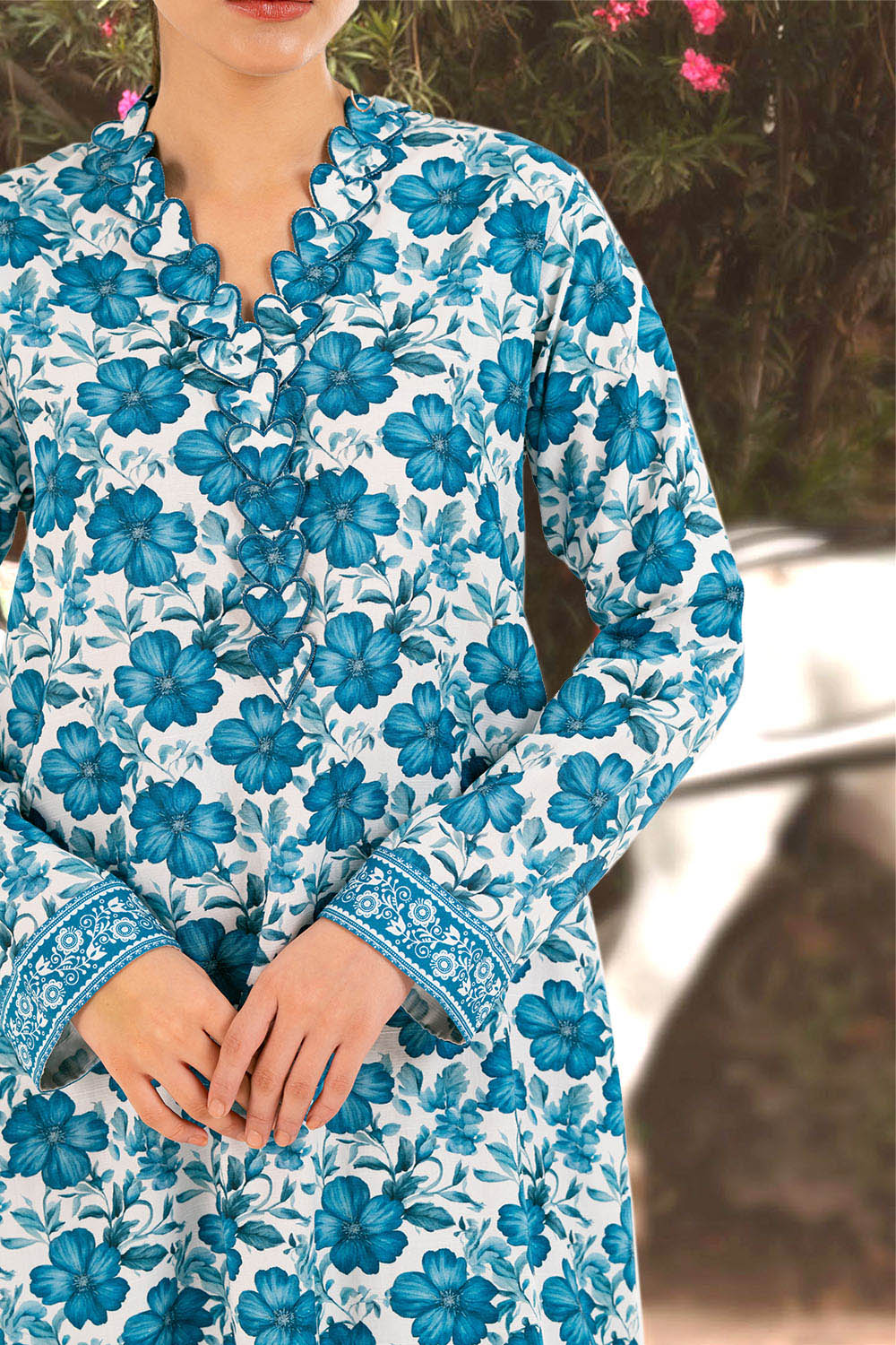 2 Piece Printed Cotton Linen Khaddar Suit SCT-52004