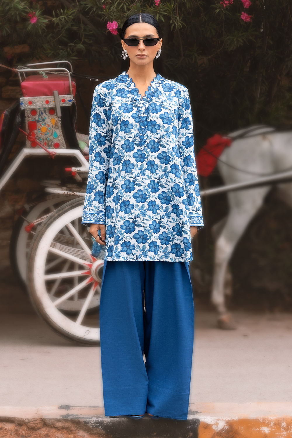 2 Piece Printed Cotton Linen Khaddar Suit SCT-52004