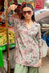 2 Piece Printed Cotton Linen Khaddar Suit SCT-52006