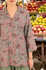 2 Piece Printed Cotton Linen Khaddar Suit SCT-52006