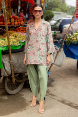 2 Piece Printed Cotton Linen Khaddar Suit SCT-52006