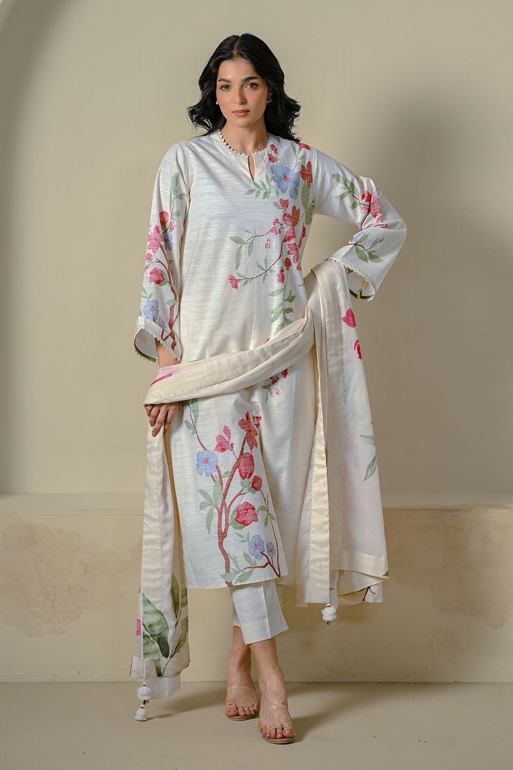 3 Piece Jacquard Suit