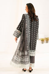 3 Piece Printed Khaddar Suit with Dupatta K-52041