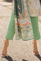 3 Piece Printed Khaddar Suit with Dupatta K-52043