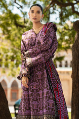 3 Piece Printed Khaddar Suit with Dupatta K-52044
