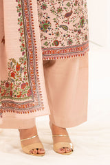 3 Piece Printed Khaddar Suit with Dupatta K-52091