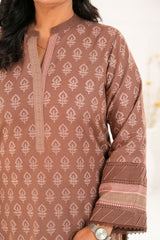 3 Piece Printed Khaddar Suit with Dupatta K-52106