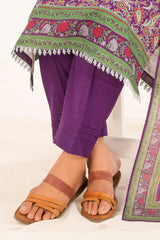 3 Piece Printed Khaddar Suit with Dupatta K-52112