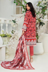 3 Piece Printed Khaddar Suit with Dupatta SD-52209