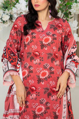 3 Piece Printed Khaddar Suit with Dupatta SD-52209